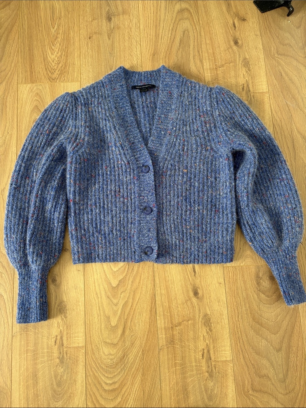 French Connection Natalya Knit Cropped Cardigan size large